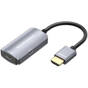 MicroConnect - HDMI naar USB-C Adapter - Zwart - 17.70 cm - Data + Video Adapter