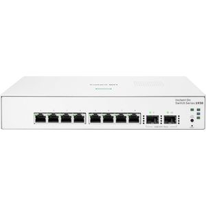 Hewlett Packard Enterprise - Aruba Instant On 1930 - Managed Switch - Gigabit Ethernet - 8 Poorten - 2 SFP
