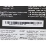 Lenovo - Notebook Batterij - Zwart - LiIon - 57Wh - 3 Cellen