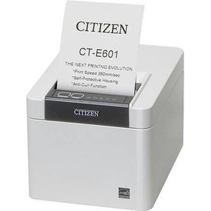 Citizen CT-E601, USB, 8 dots/mm (203 dpi), cutter, zwart | CTE601XNEBX