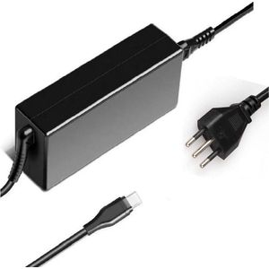 CoreParts - USB-C Voedingsadapter - 65 W - Zwart - USB Type C