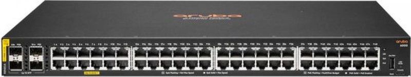 Hewlett Packard Enterprise Aruba 6000 Switch - 48G Class4 PoE - 4SFP - 370W
