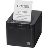 Citizen CT-E301, USB, RS232, Ethernet, 8 dots/mm (203 dpi), cutter, zwart | CTE301X3EBX