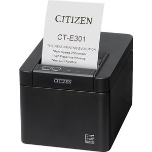 Citizen - CT-E301 - Ontvangstbewijsprinter - Zwart - LAN/USB/SER