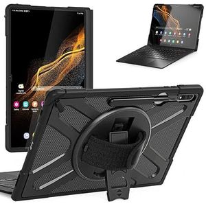 eSTUFF ATLANTA Defender Hoesje Samsung (Galaxy Tab A7 Lite), Tablethoes, Zwart