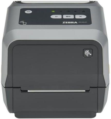Zebra - ZD621 - Thermische Transfer Labelprinter - Grijs - Bedraad & Draadloos
