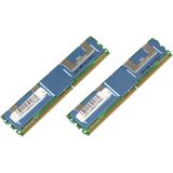 CoreParts - DDR2 Geheugenmodule - 2 x 1GB - ECC - Groen
