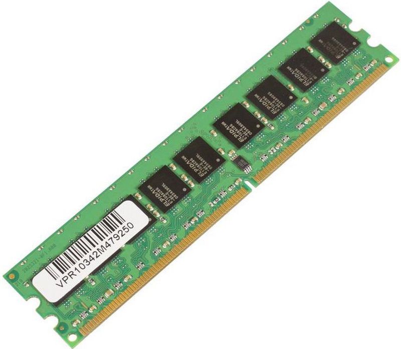 CoreParts - DDR2 - RAM Geheugen - 2 GB - Groen