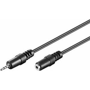 Microconnect Audio 2.5mm M / F - 2M audio kabel Zwart