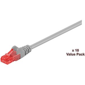 Microconnect UTP Cat6 5m Grey netwerkkabel Grijs