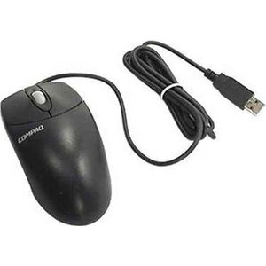 HP USB optische muis zwart (Bedraad), Muis, Zwart