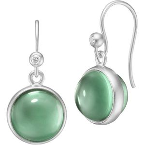 Julie Sandlau, Accessoires, Dames, Groen, ONE Size, Prime oorbellen - Rhodium
