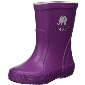 Celavi Waterdichte rubberlaarzen voor kinderen, meisjes, 100% natuurlijk rubber, regenlaarzen, maat: 31, kleur: violet, 1147