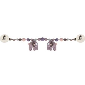 Sebra wagenspanner olifant pastel lila