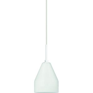 Dyberg Larsen Hanglamp, acryl, 13 cm, wit
