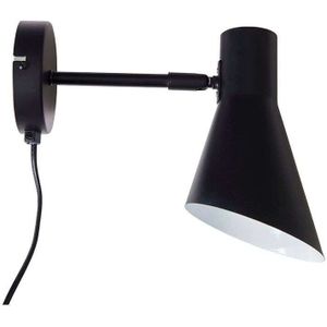 Dyberg Larsen - Denver - Wandlamp - Zwart - Staal - 25W