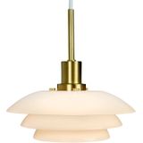 DL20 hanglamp opaal, messing - Messing