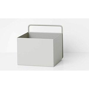 Ferm Living Wandbloempot van metaal, 15,6 cm, lichtgrijs