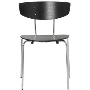 ferm LIVING Herman Eetkamerstoel Chrome - Black