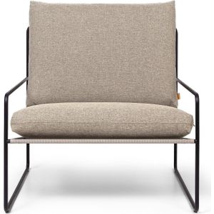 ferm LIVING Desert Fauteuil - Black Dolce - Dark Sand