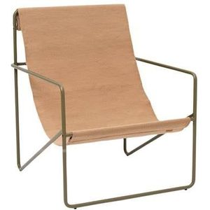 ferm LIVING Desert Fauteuil - Olive/Sand