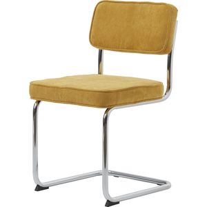 Giga Living - Rupert - Eetkamerstoel - Geel - Fabric