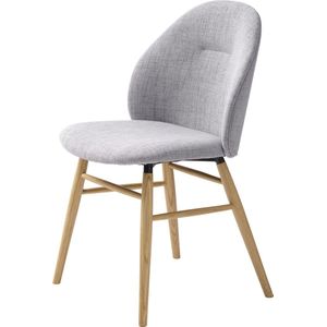 Eetkamerstoel Teno eiken - Lichtgrijs