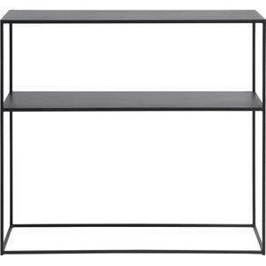 Sidetable Pebble Zwart W90cm - Giga Living - Metaal