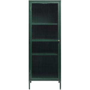 Vitrinekast Bronco Groen H160cm - Giga Living - Metaal