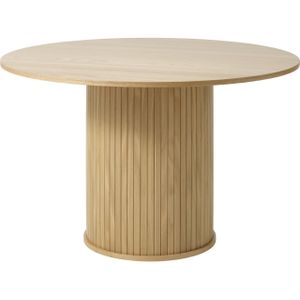 by fonQ Alon Eettafel Ø 120 cm - Naturel Eiken