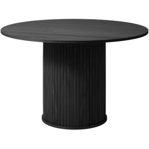 Giga Living - Eettafel - Zwart - Eikenhout - Ø120cm