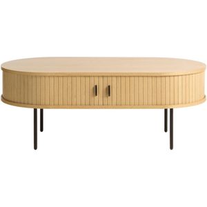 Giga Living - Salontafel Nola - Naturel - Eikenhout - 60x120x45cm