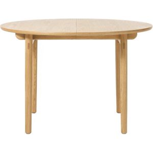 Eettafel Carno rond verlengbaar 120 cm - Naturel | Meubelplaats