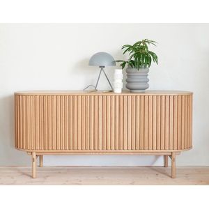 Dressoir Naturel Eikenhout - 45x160x73cm - Dressoir Carno Naturel - Giga Living
