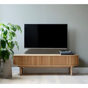 Tv-meubel Carno Naturel - Giga Living - Eikenhout - 48x160cm