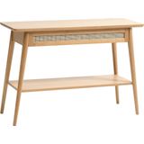 Sidetable Naturel Eikenhout - 40x110x75cm - Barrali