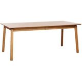 Eettafel Naturel Eikenhout - Uitschuifbaar - 190-290cm - Bari