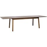 Eettafel Donkerbruin Eikenhout - Uitschuifbaar - 190-290cm - Bari