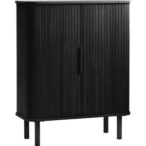 Kast Cavo Zwart Eiken - Giga Living