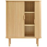 Kast Cavo Naturel Eiken - Giga Living - Eikenhout - 113x90cm