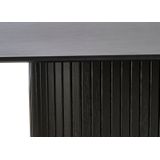 Eettafel Ovaal 180cm - Zwart Eiken - 180x95x75cm - Giga Living