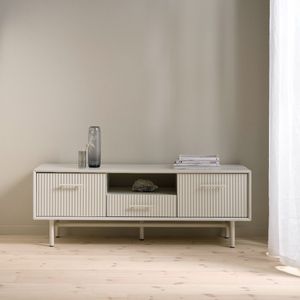 Tv-Meubel Greige Metaal/MDFx45x50cm - Palma - Giga Living