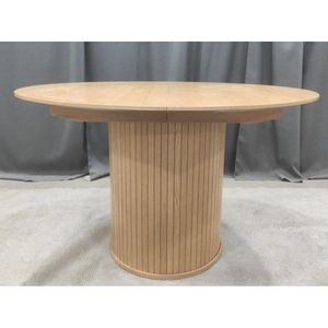 Uitschuifbare eettafel Nola 120/167cm Zwart