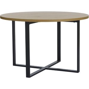 Giga Living - Eettafel Lugo - Rond Ø120cm - Naturel Eiken - 2-4 Personen