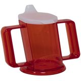 Almepro Drinkbeker Handycup met Deksel - Rood