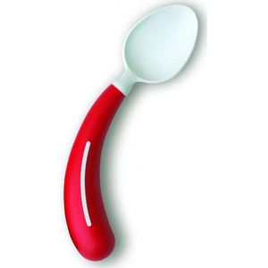 Henro-Grip® Bestek - Lepel Linkshandig - Rood - Henro-Grip