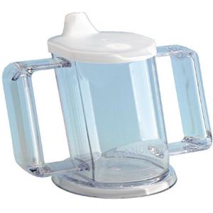 Handy - Beker - Doorzichtig - Kunststof - Professioneel - Gebogen Model