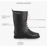 Ilse Jacobsen regenlaars hoog zwart