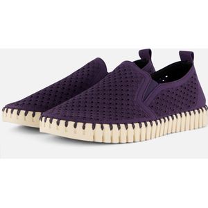 Tulip - Instappers - Zwart - Gerecycled Microfiber