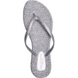 Ilse Jacobsen - Cheer - Dames Teenslippers - Zilver - 100% Air Rubber